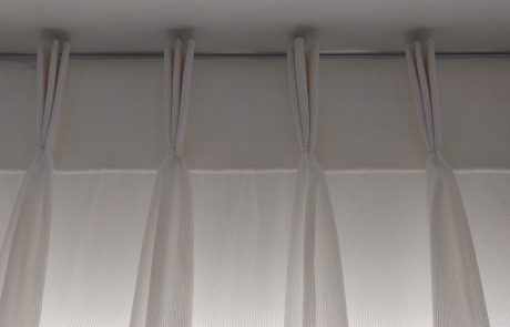 Visillo triple pinza