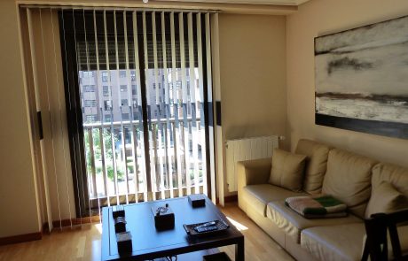 Cortina de lamas verticales screen